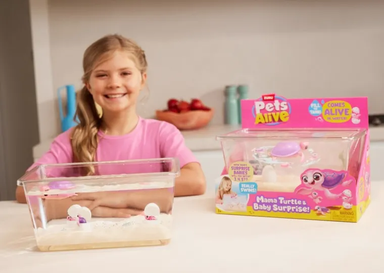 Pets Alive, Mama Turtle & Baby Surprise, mama żółw i małe żółwiki, zabawka interaktywna