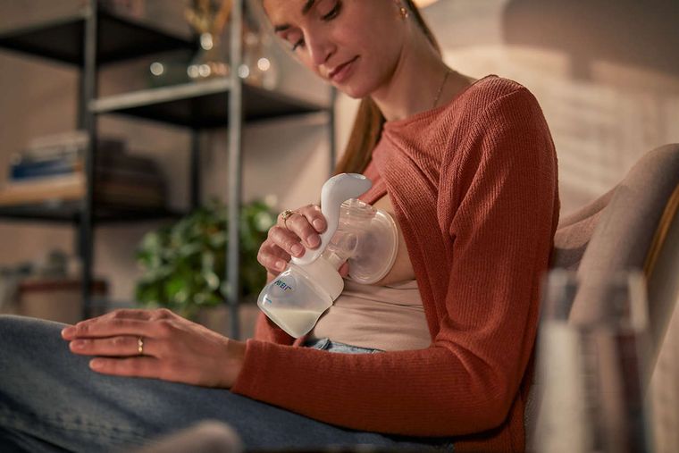 Philips Avent, Natural Motion SCF430/10, laktator ręczny z butelką