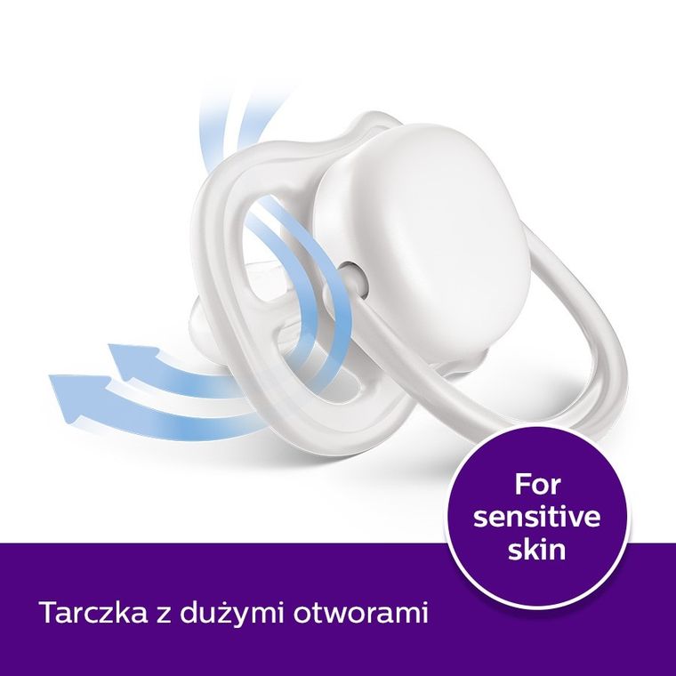Philips Avent, Ultra Air, smoczek uspokajający, 18m+, 2 szt.
