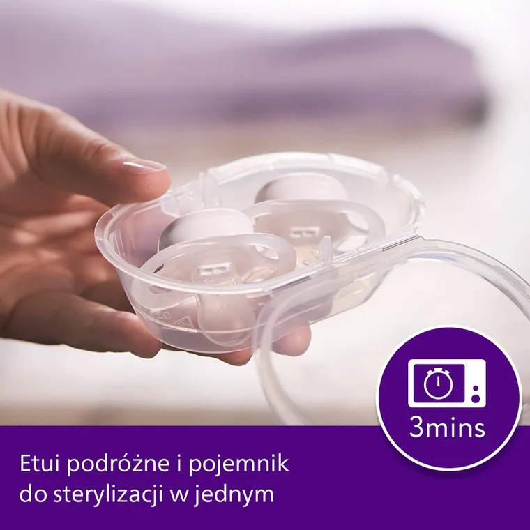 Philips Avent, Ultra Start, smoczek ortodontyczny, 0-2 m, 2 szt.