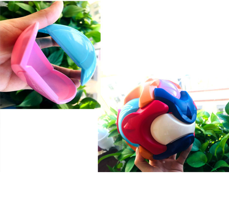 Piłka skarbonka do składania, układanka 3D