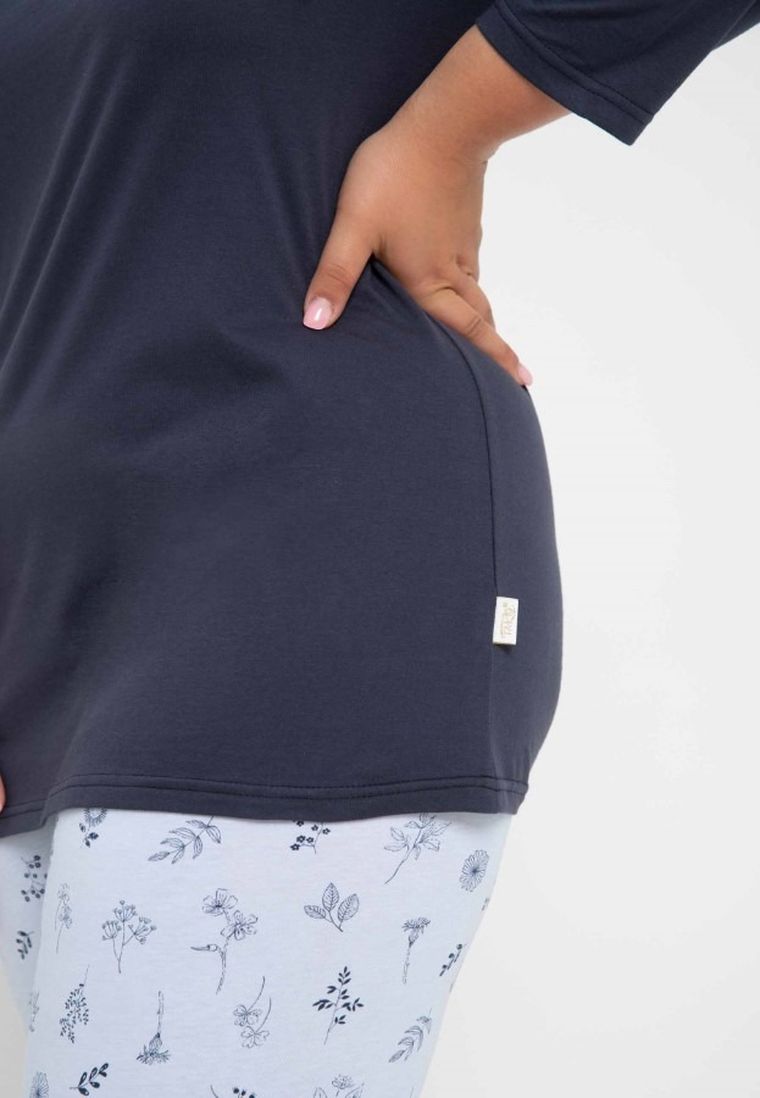 Piżama damska, mix, Magnolia, Taro