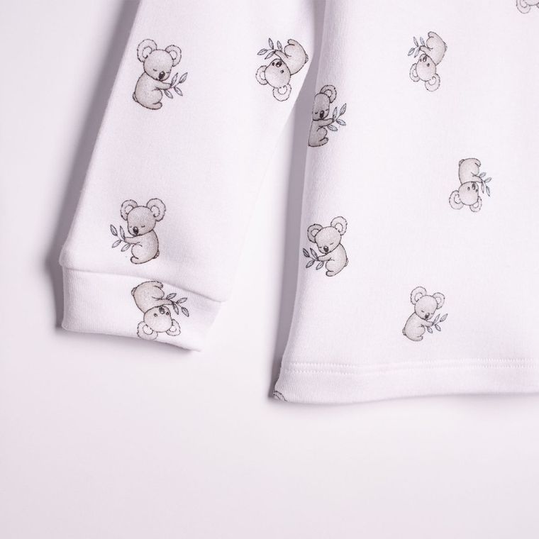 Piżama dziecięca, biała, Nicol