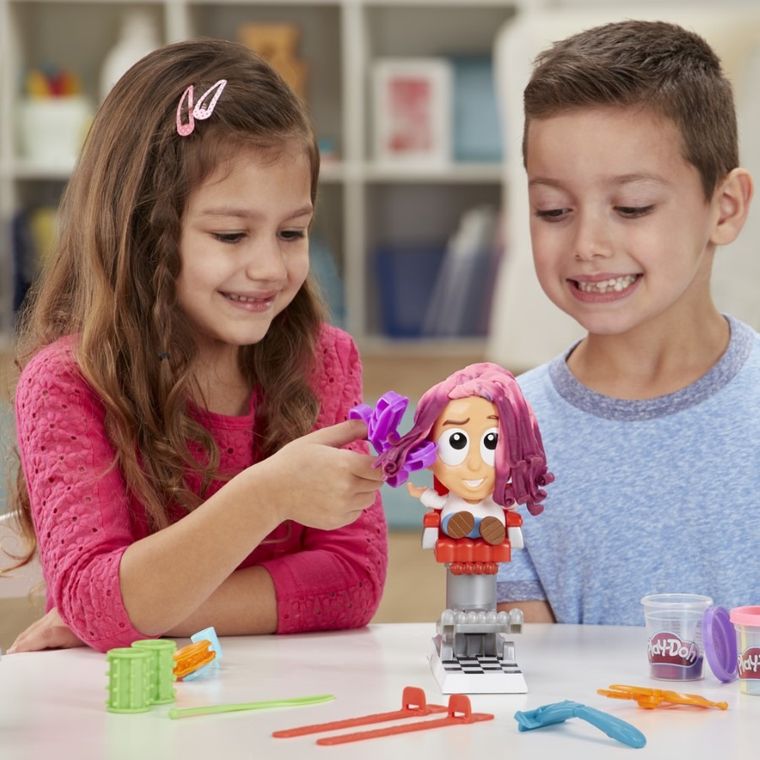 Play-Doh, Fryzjer, 8 tub, zestaw kreatywny