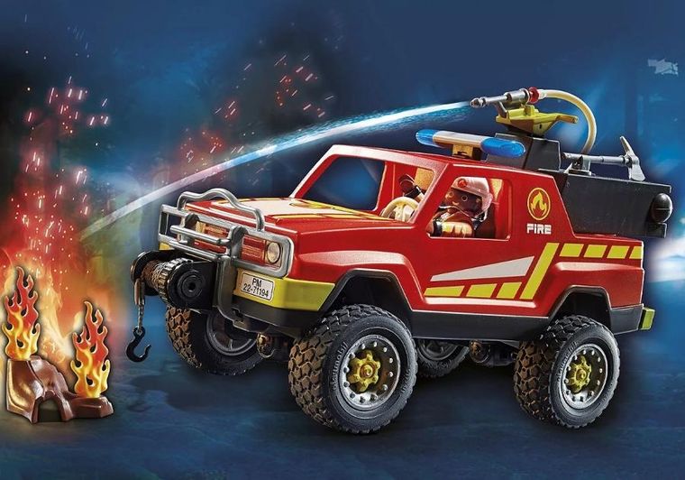 Playmobil, City Action, Ciężarówka Straży Pożarnej, 71194