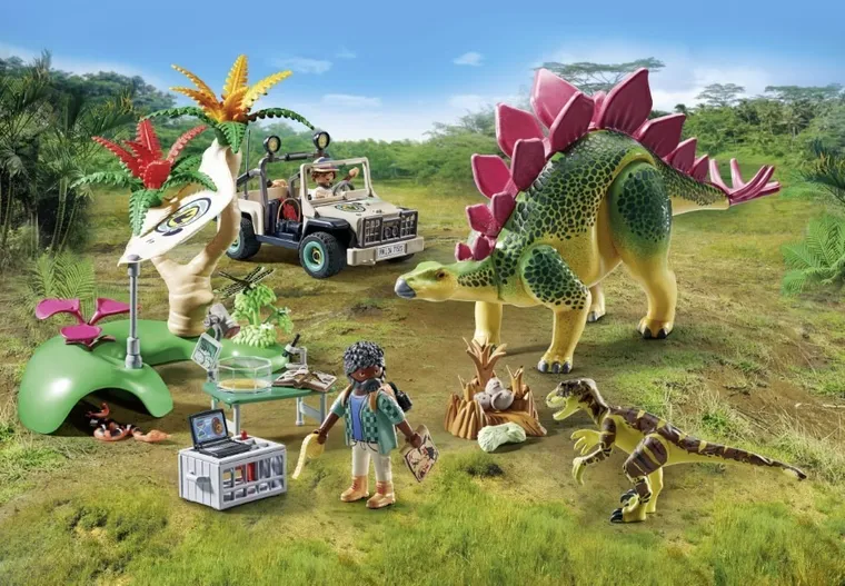 Playmobil, Dinos, Obóz badawczy z dinozaurami, 71523
