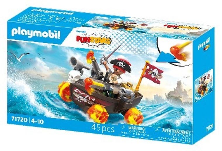 Playmobil, Funstars, Racing, Statek Piracki, 71720