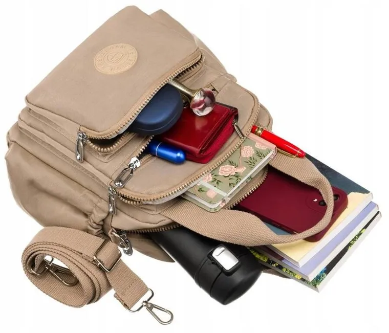 Plecak, beżowy, Peterson