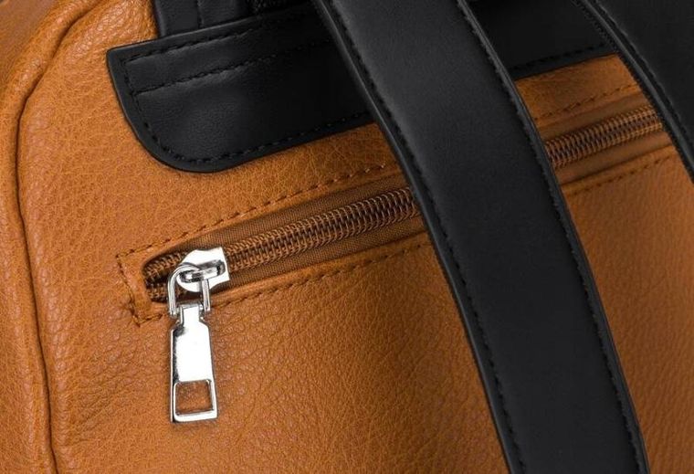 Plecak, brązowy, skóra ekologiczna, Rovicky