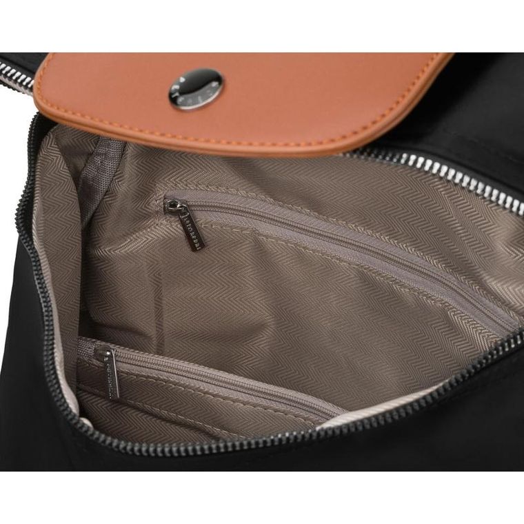 Plecak, czarno-brązowy, Peterson