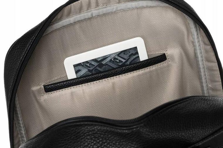 Plecak, czarny, skóra ekologiczna, Rovicky