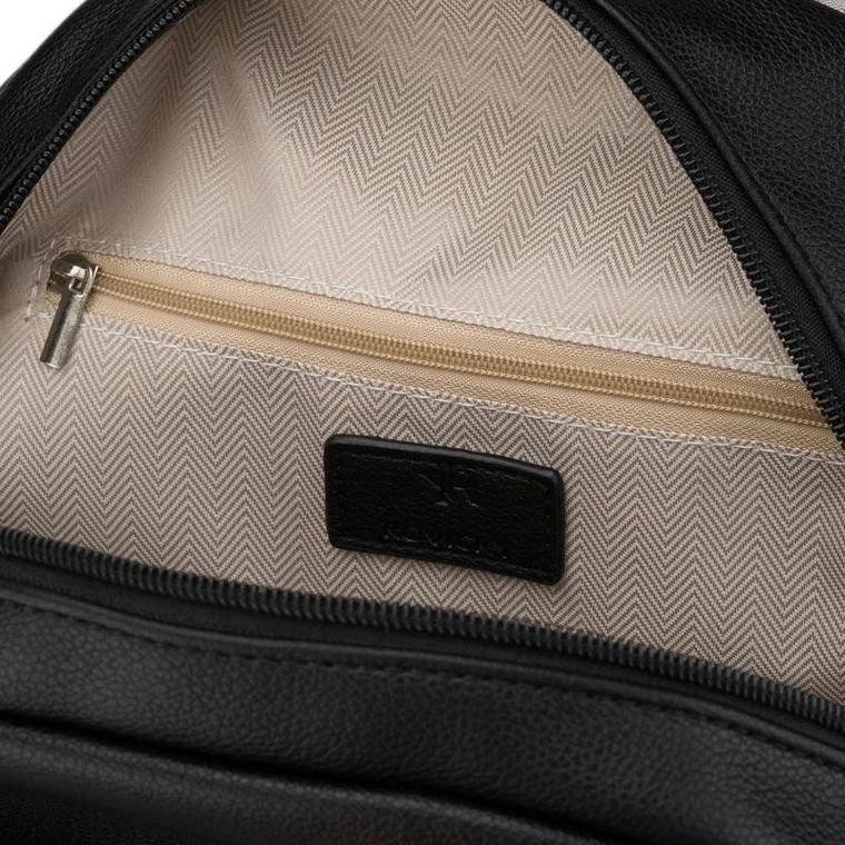 Plecak, czarny, skóra ekologiczna, Rovicky