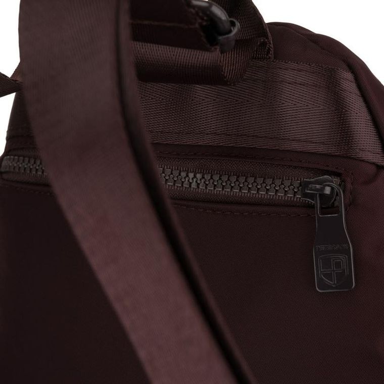Plecak miejski, bordowy, Peterson