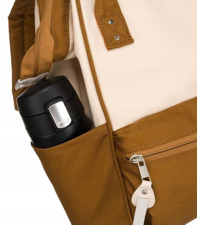 Plecak miejski, brązowy, Peterson