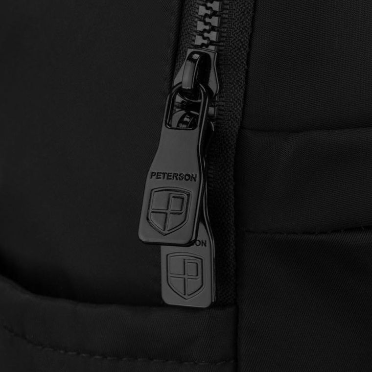 Plecak miejski, czarny, Peterson