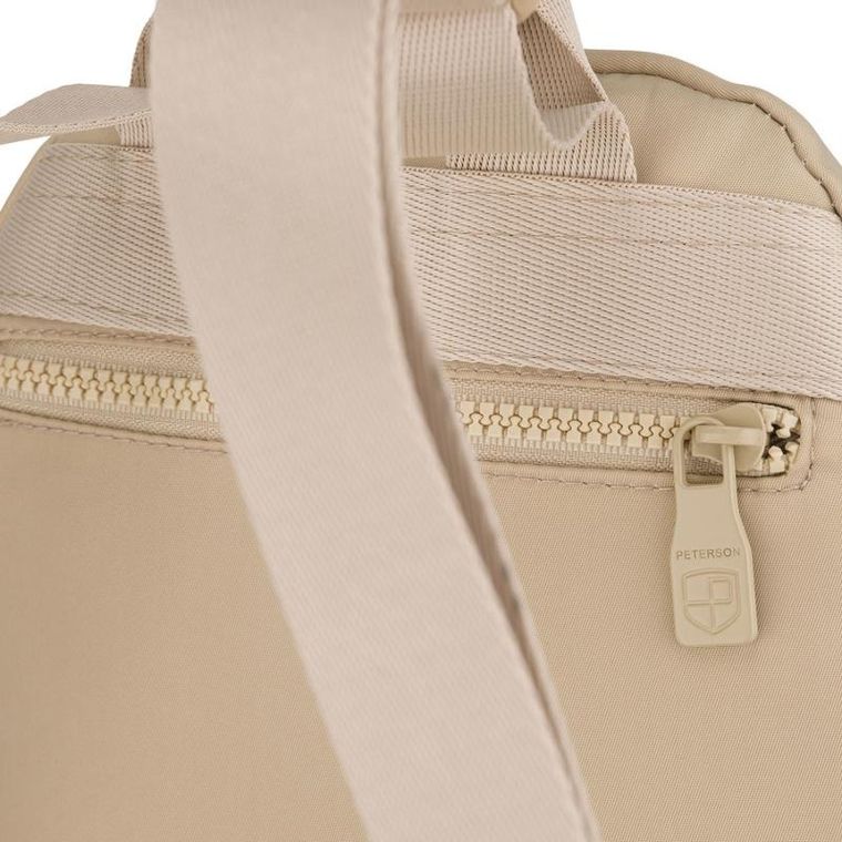 Plecak miejski, ecru, Peterson