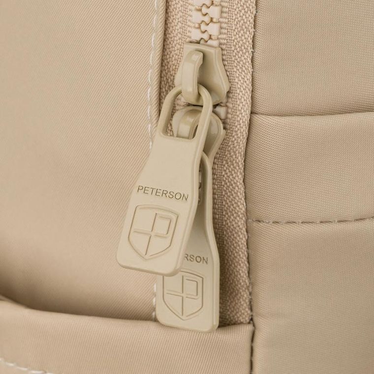 Plecak miejski, ecru, Peterson