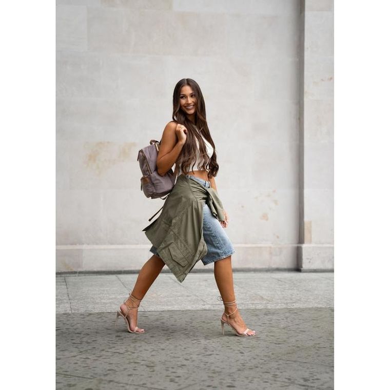 Plecak miejski, szary, Peterson