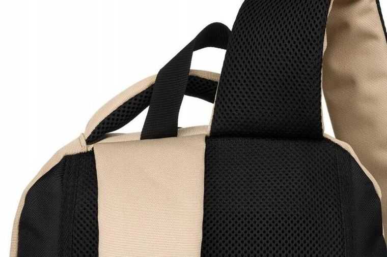 Plecak na laptopa, beżowy, Peterson