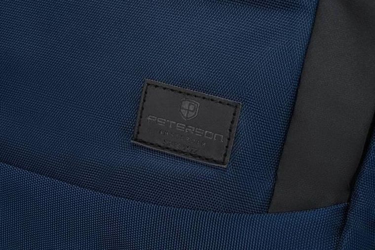 Plecak na laptopa, granatowy, Peterson