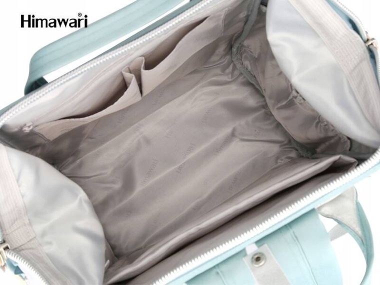 Plecak na laptopa, szary, port USB, Himawari