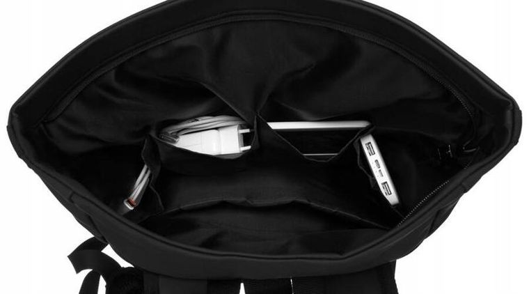Plecak na laptopa, wodoodporny, czarny, Peterson