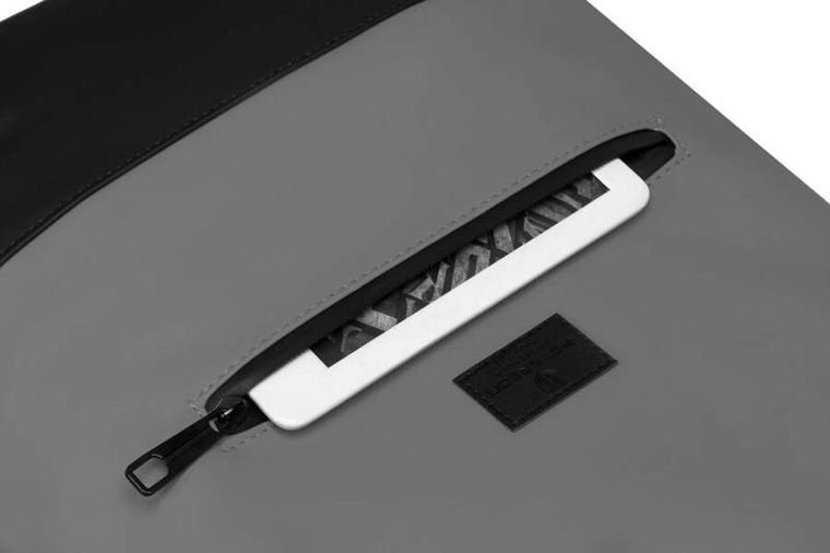 Plecak na laptopa, wodoodporny, szary, Peterson