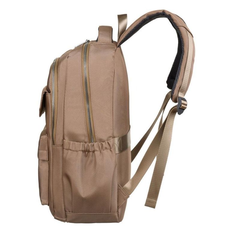 Plecak podróżny, bagaż podręczny do samolotu, beżowy, Peterson