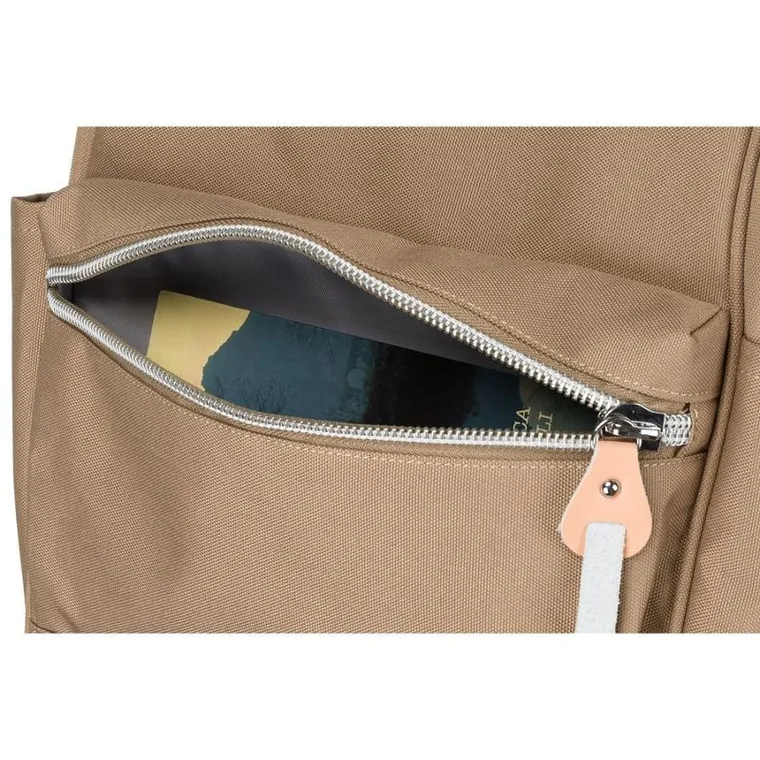 Plecak podróżny, bagaż podręczny do samolotu, beżowy, Peterson