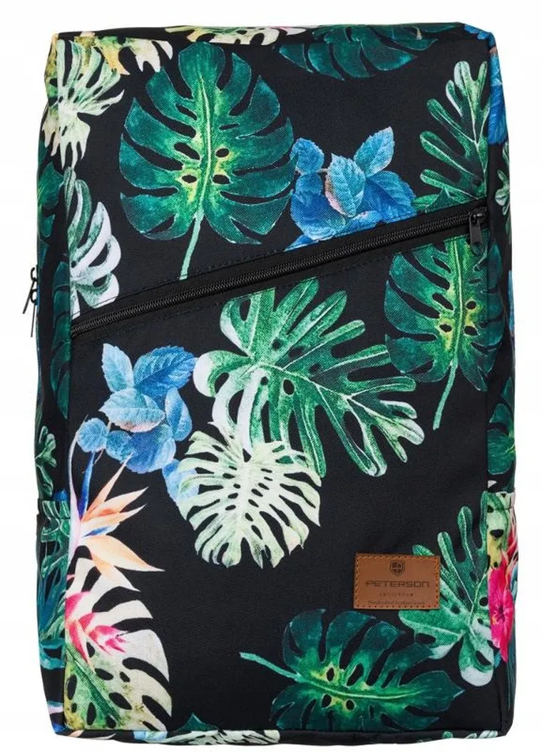 Plecak podróżny, bagaż podręczny do samolotu, monstera, Peterson