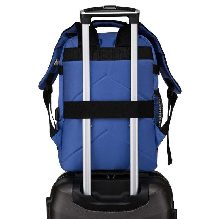 Plecak podróżny, bagaż podręczny do samolotu, niebieski, Peterson