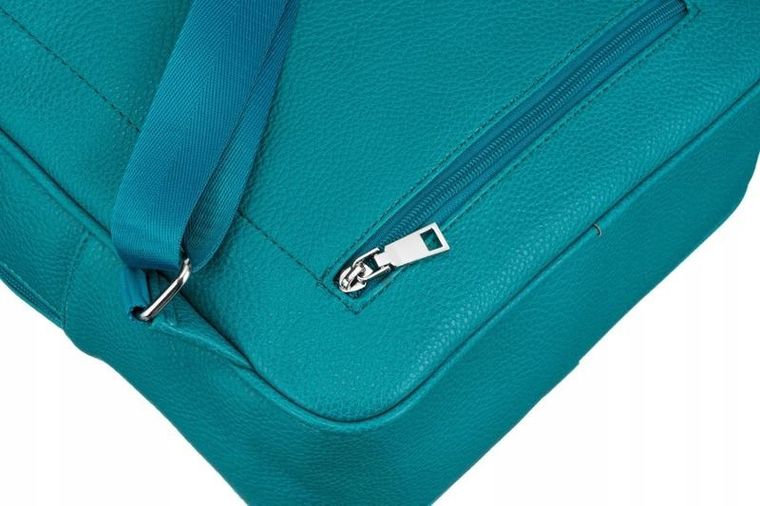 Plecak, turkusowy, skóra ekologiczna, Rovicky