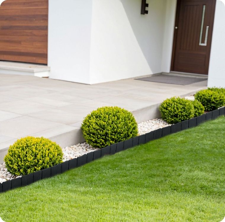 Plonos, obrzeże ogrodowe, antracytowe, 250 cm