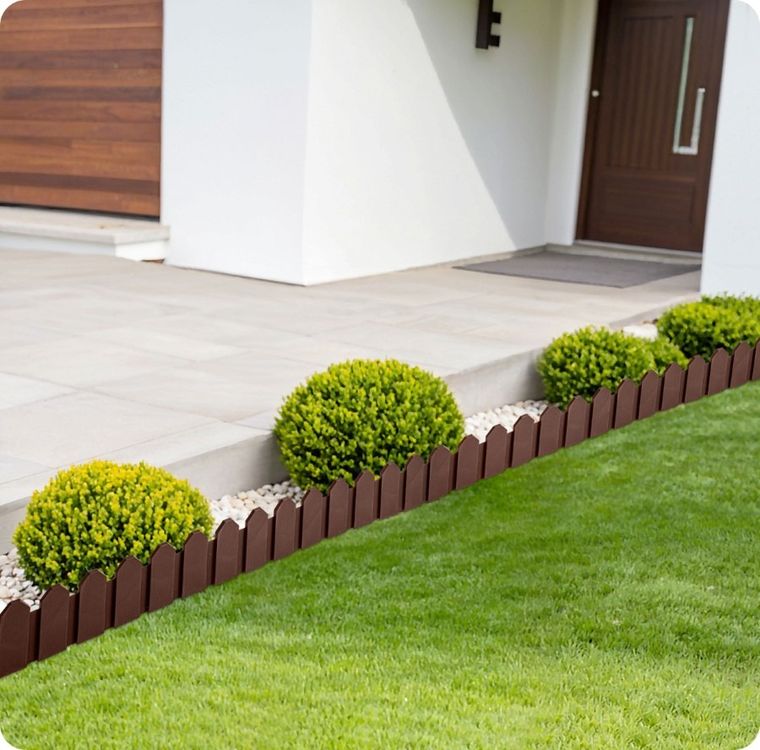 Plonos, obrzeże ogrodowe, brązowe, 240 cm