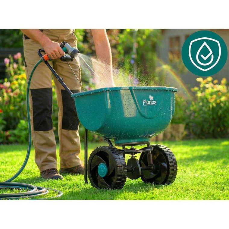 Plonos, siewnik do trawy, nasion, rozsiewacz, nawozu, ręczny, 27l, PL-981