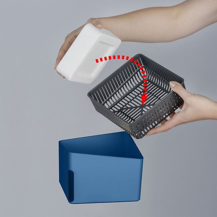 Pochłaniacz wilgoci + wkład 1kg, 16,5-15,7-16,5 cm