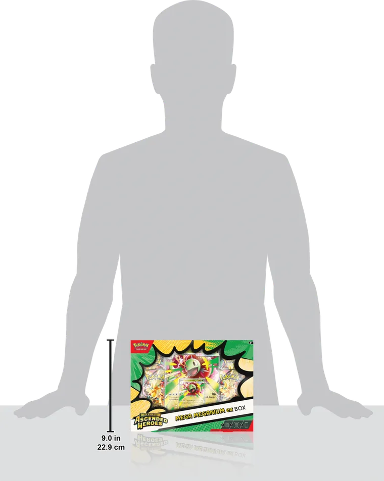 Pokemon TCG: Mega Evolution, Ascended Heroes, Mega Meganium ex Box, gra karciana