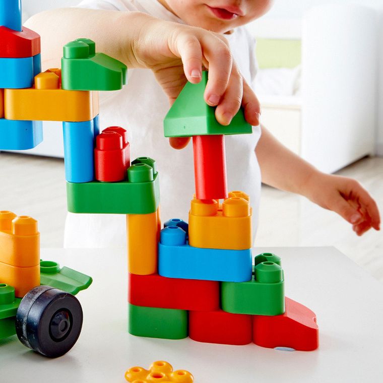 PolyM, Miasto, klocki konstrukcyjne, 50 elementów