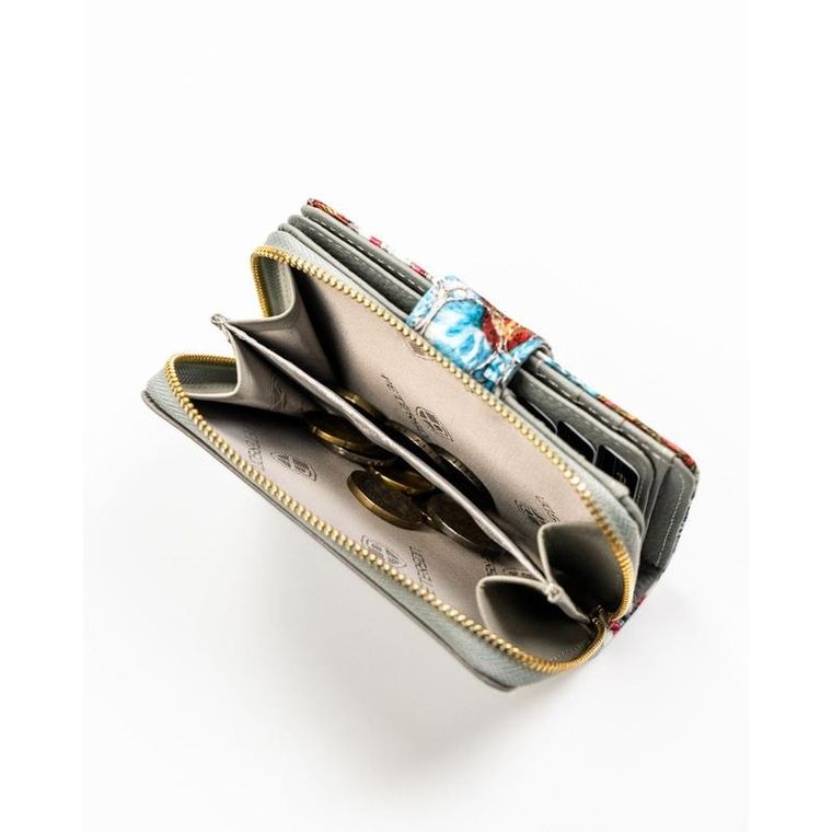 Portfel, biały, skóra ekologiczna, Peterson