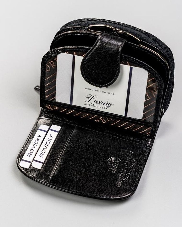 Portfel, czarny, Lorenti