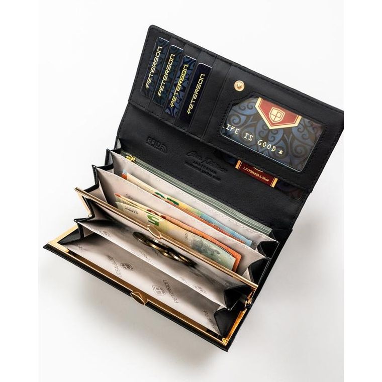 Portfel, czarny, Peterson