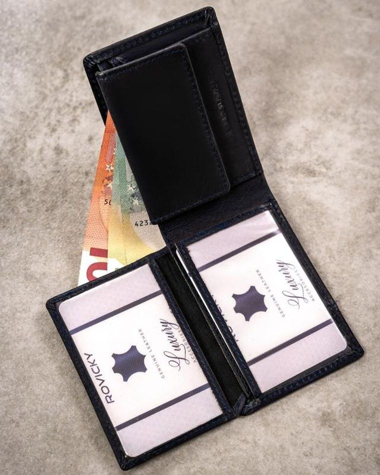 Portfel, czarny, skórzany, Buffalo Wild