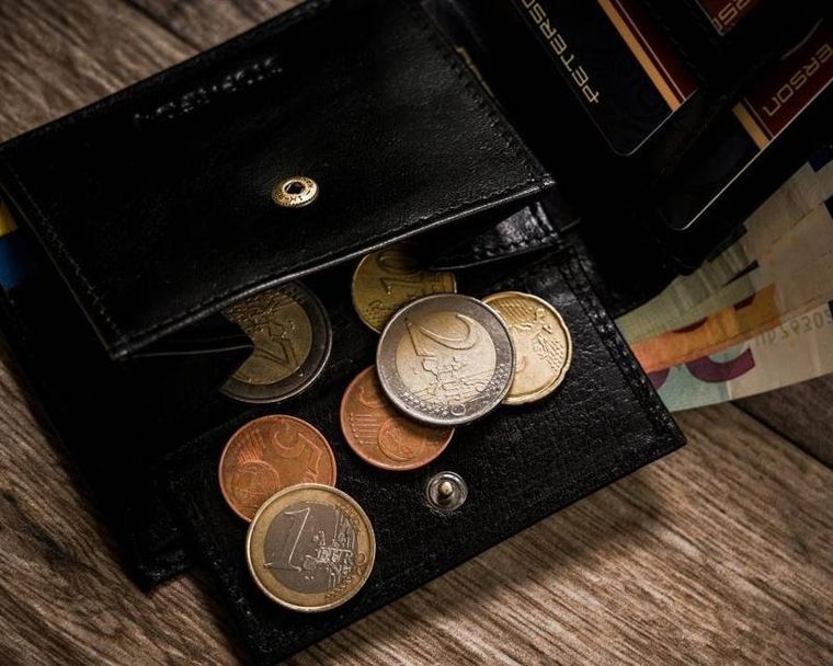 Portfel, czarny, skórzany, RFID, Peterson