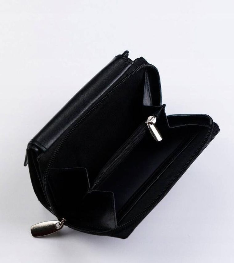 Portfel, czarny, skórzany, RFID, Rovicky