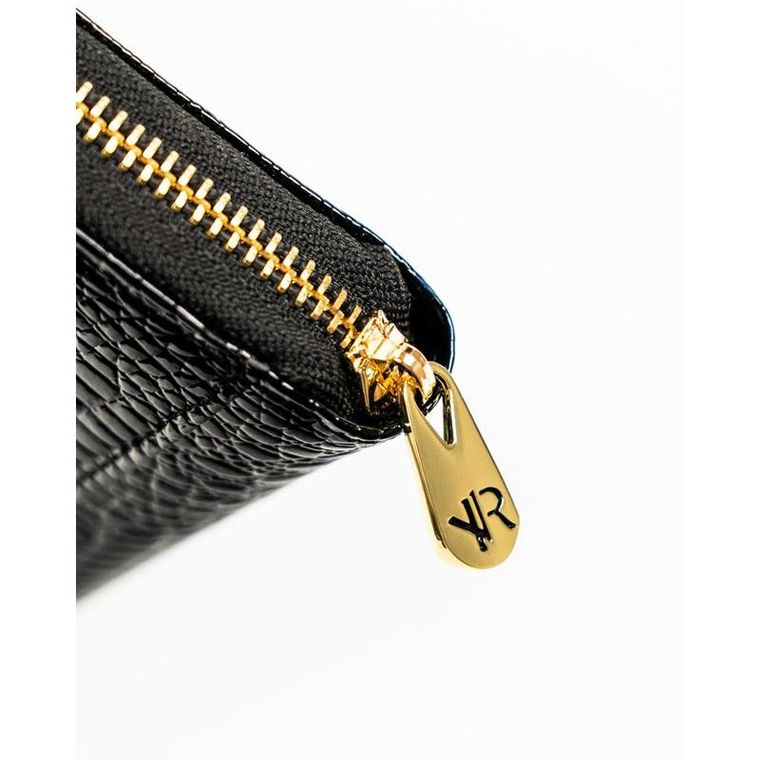 Portfel, czarny, skórzany, Rovicky