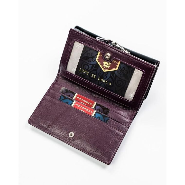Portfel, fioletowy, Peterson