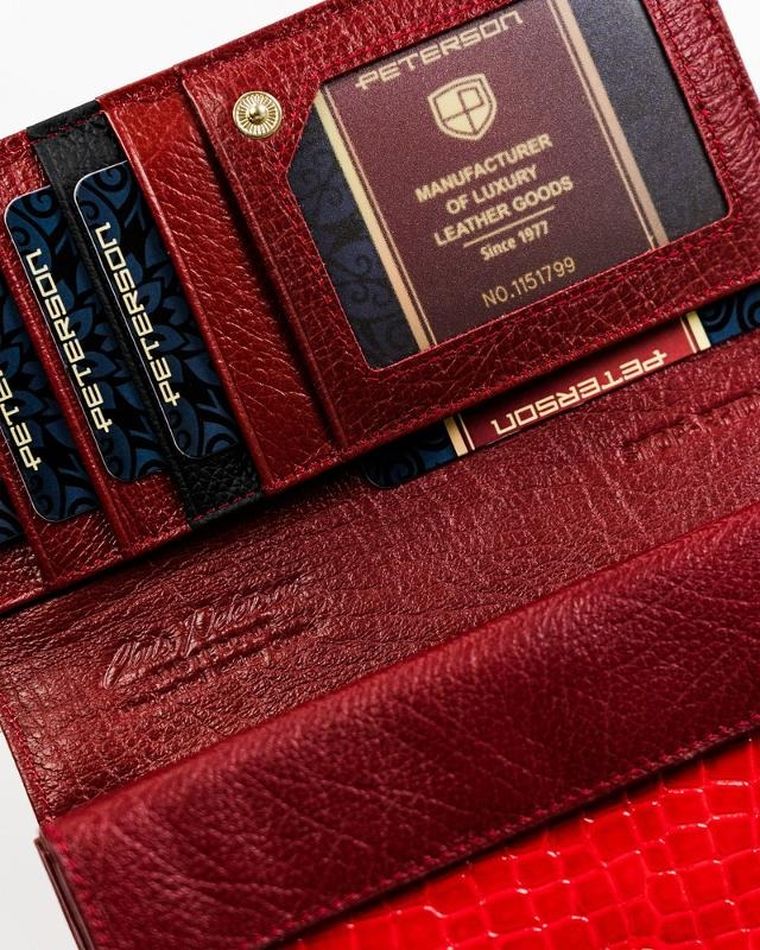 Portfel, lakierowany, Peterson