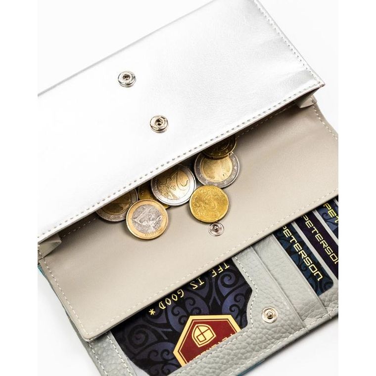 Portfel, mix, skóra ekologiczna, Peterson