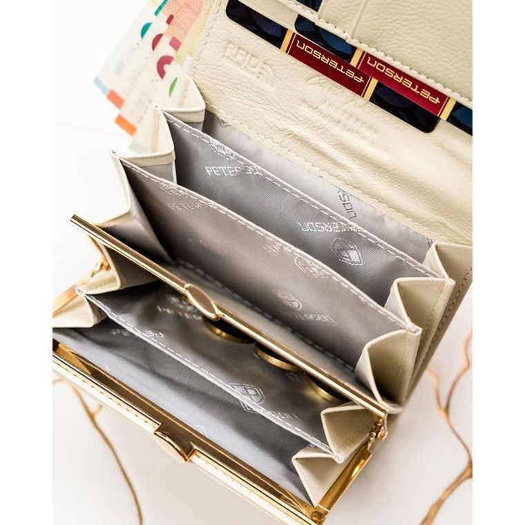 Portfel, mix, skóra ekologiczna, Peterson