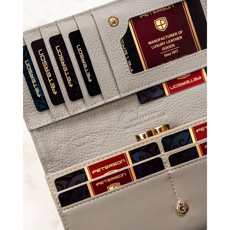 Portfel, mix, skórzany, Petereson